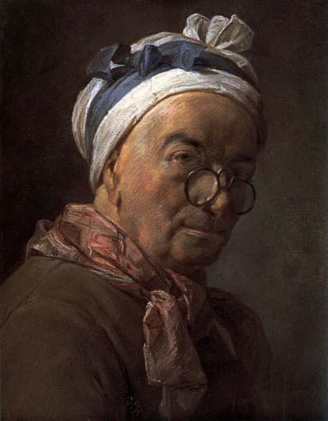 jean-Baptiste-Simeon Chardin Self-Portrait oil painting picture